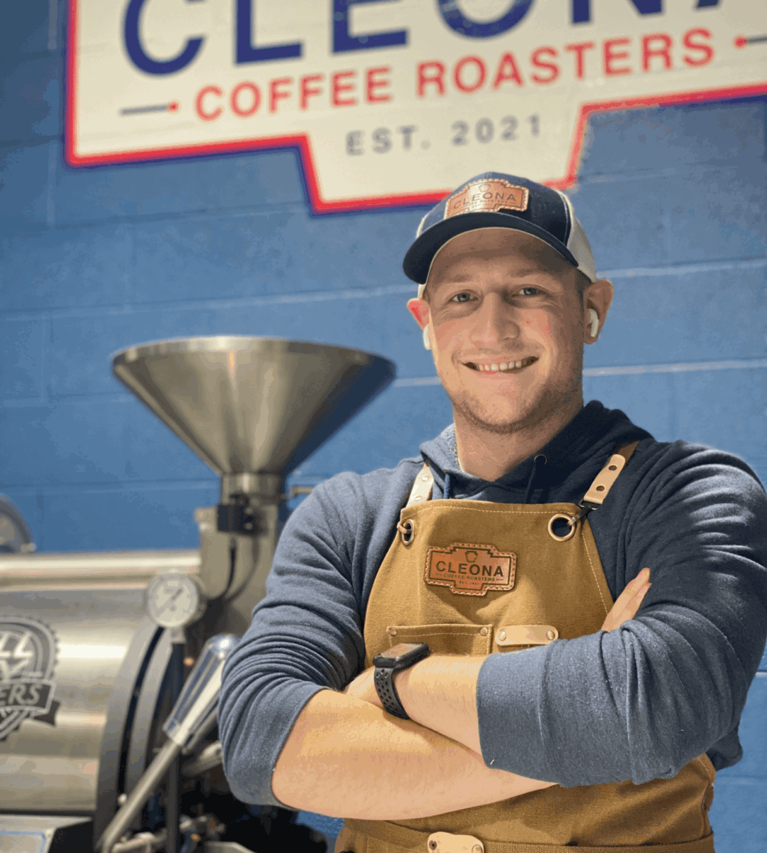 Matt Zechman, founder of Cleona Coffee Roasters